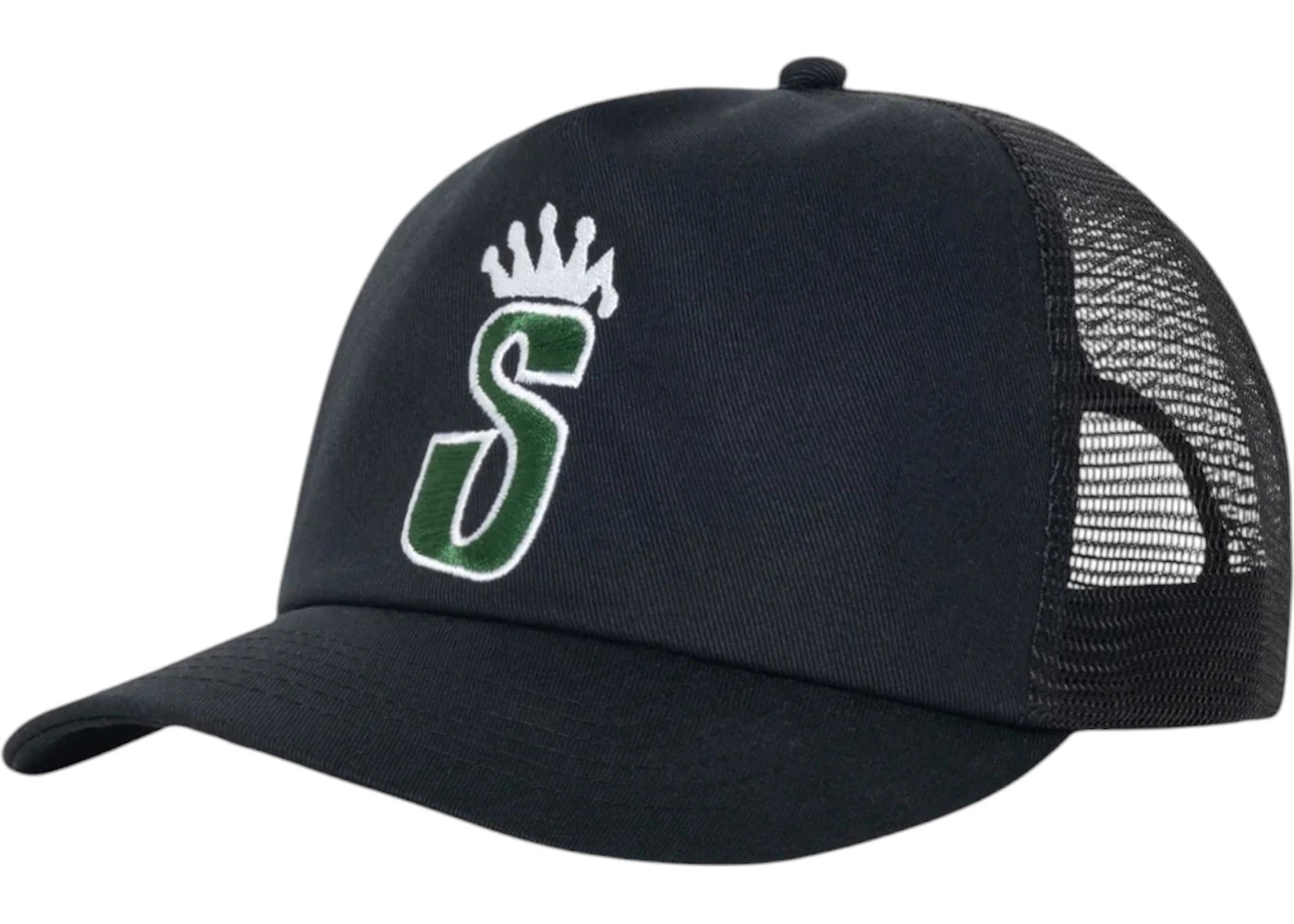 Stussy Trucker S Crown Snapback Shadow Black - 2