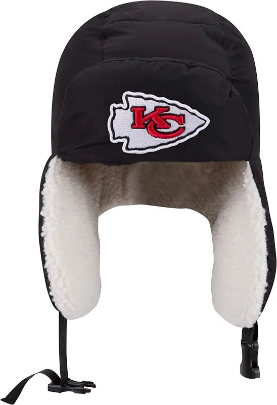 KANSAS CITY CHIEFS X ALPHA X NEW ERA QUILTED TRAPPER HAT - 1