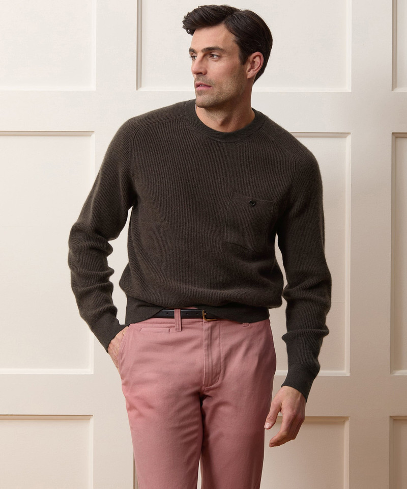 TODD SNYDER Made in Italy Cashmere Crewneck Sweater outlook