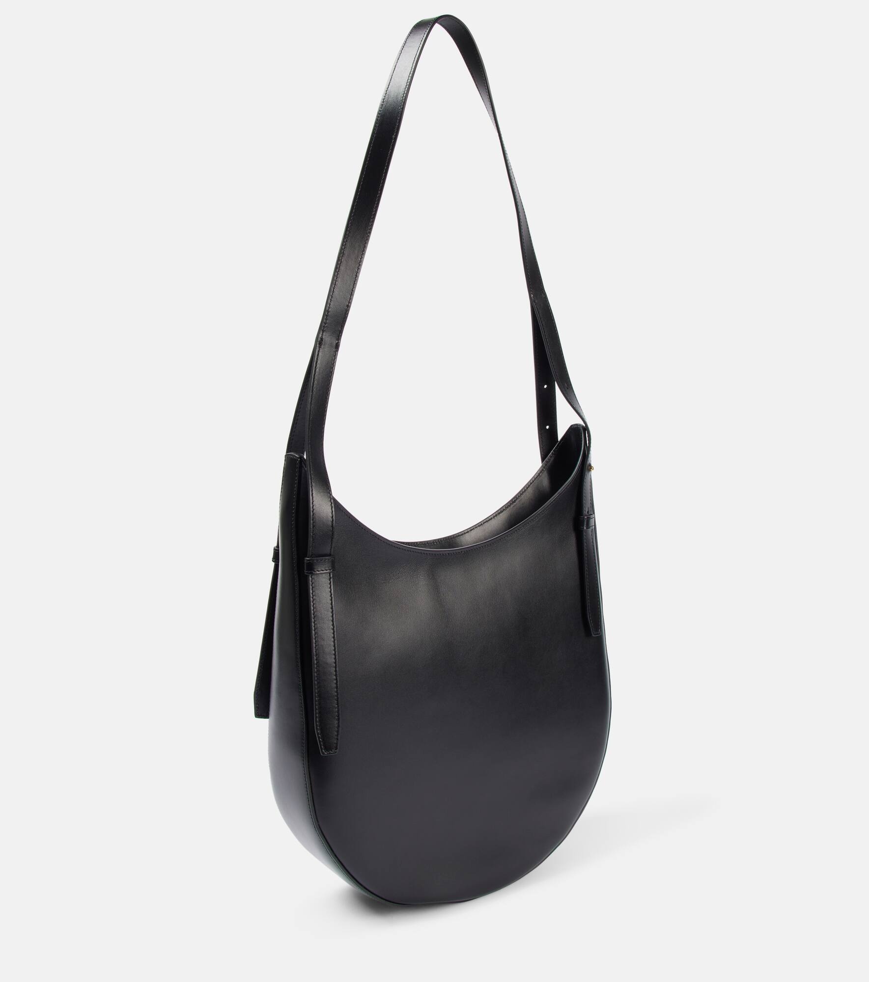Medium leather shoulder bag - 4