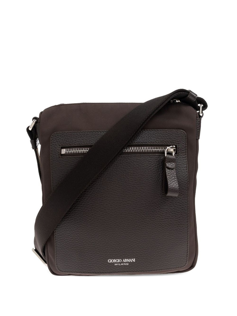 logo-stamp crossbody bag 1