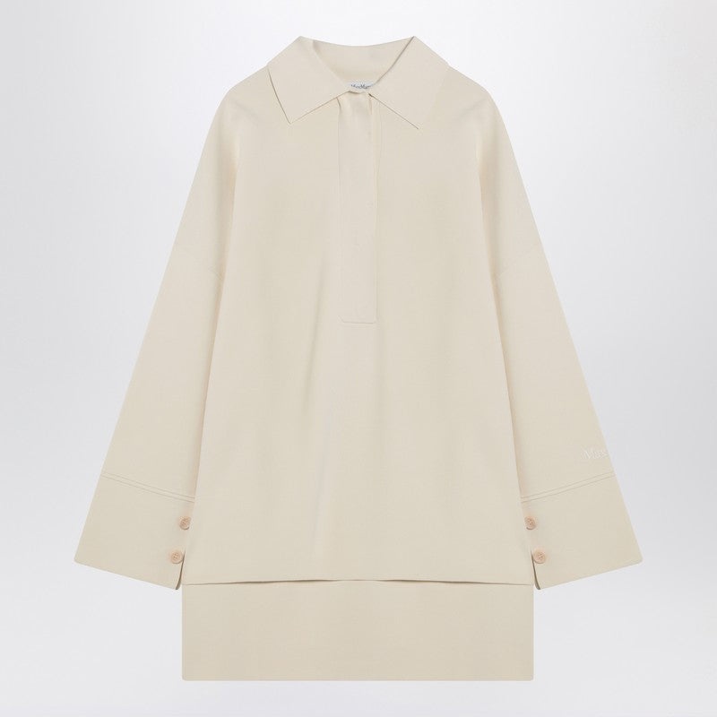 Max Mara Ivory Blouse In Viscose Yarn Women - 1