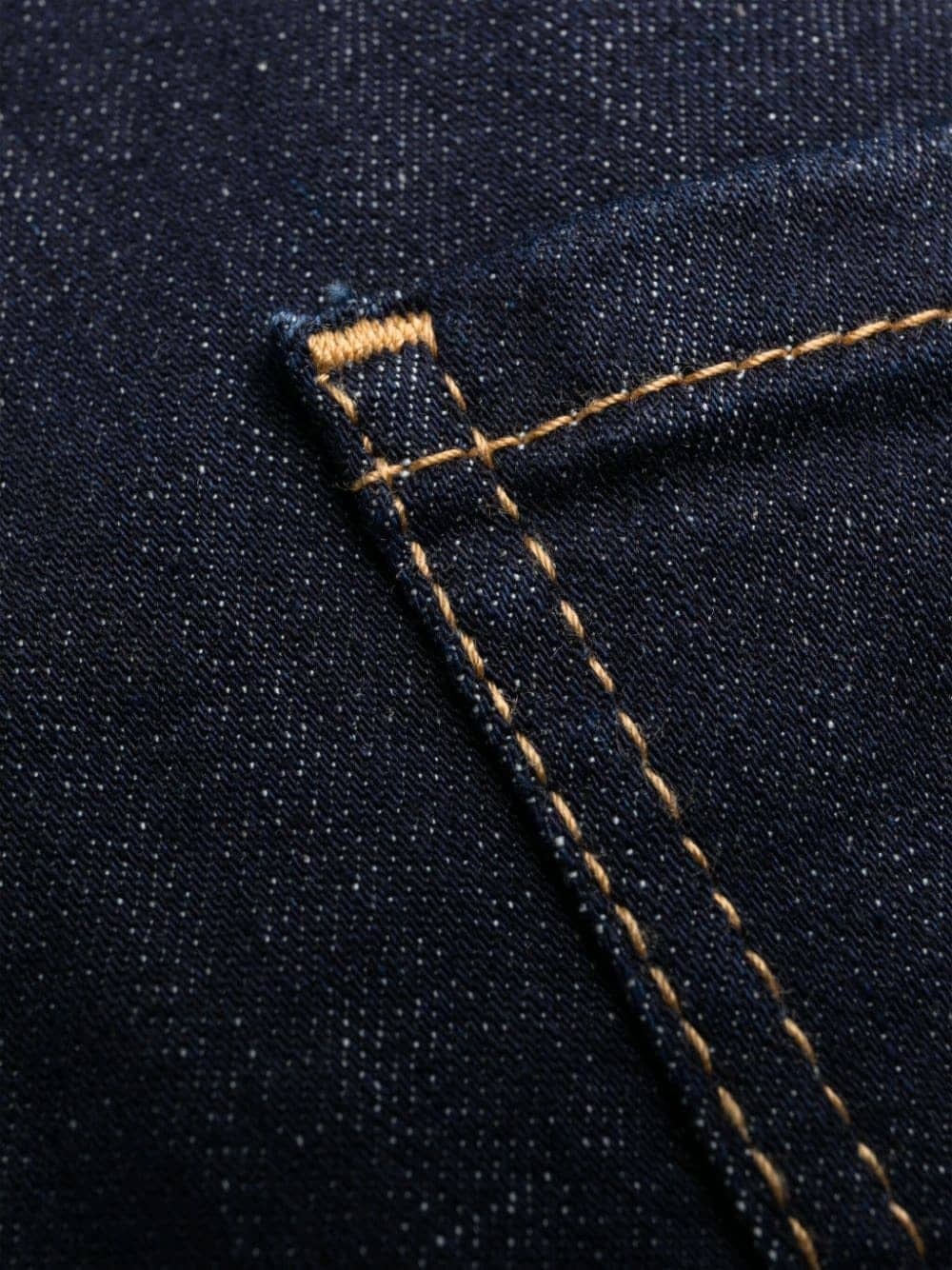 logo-patch slim-leg jeans - 6