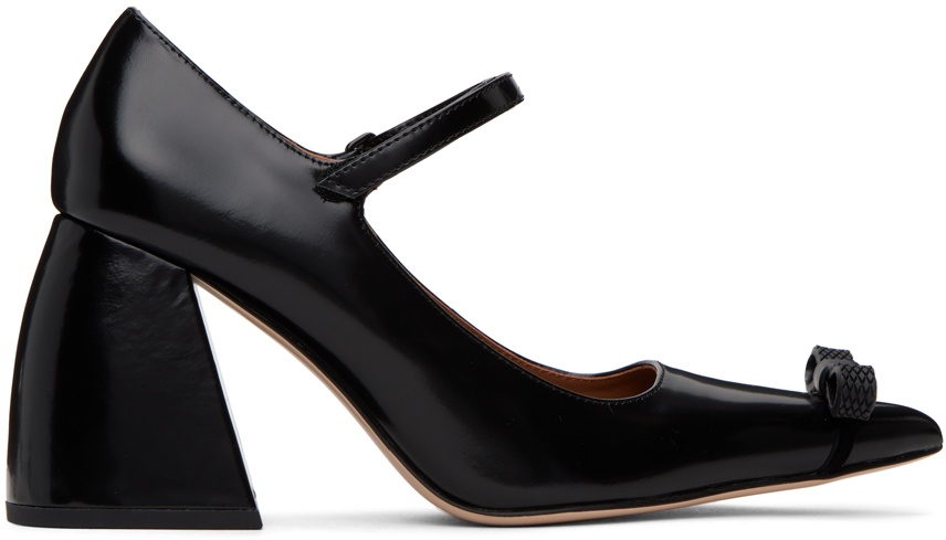Black Bow Heels - 1