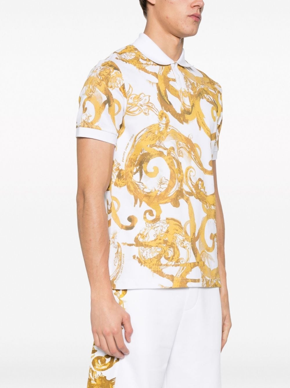 Watercolour Couture polo shirt - 3
