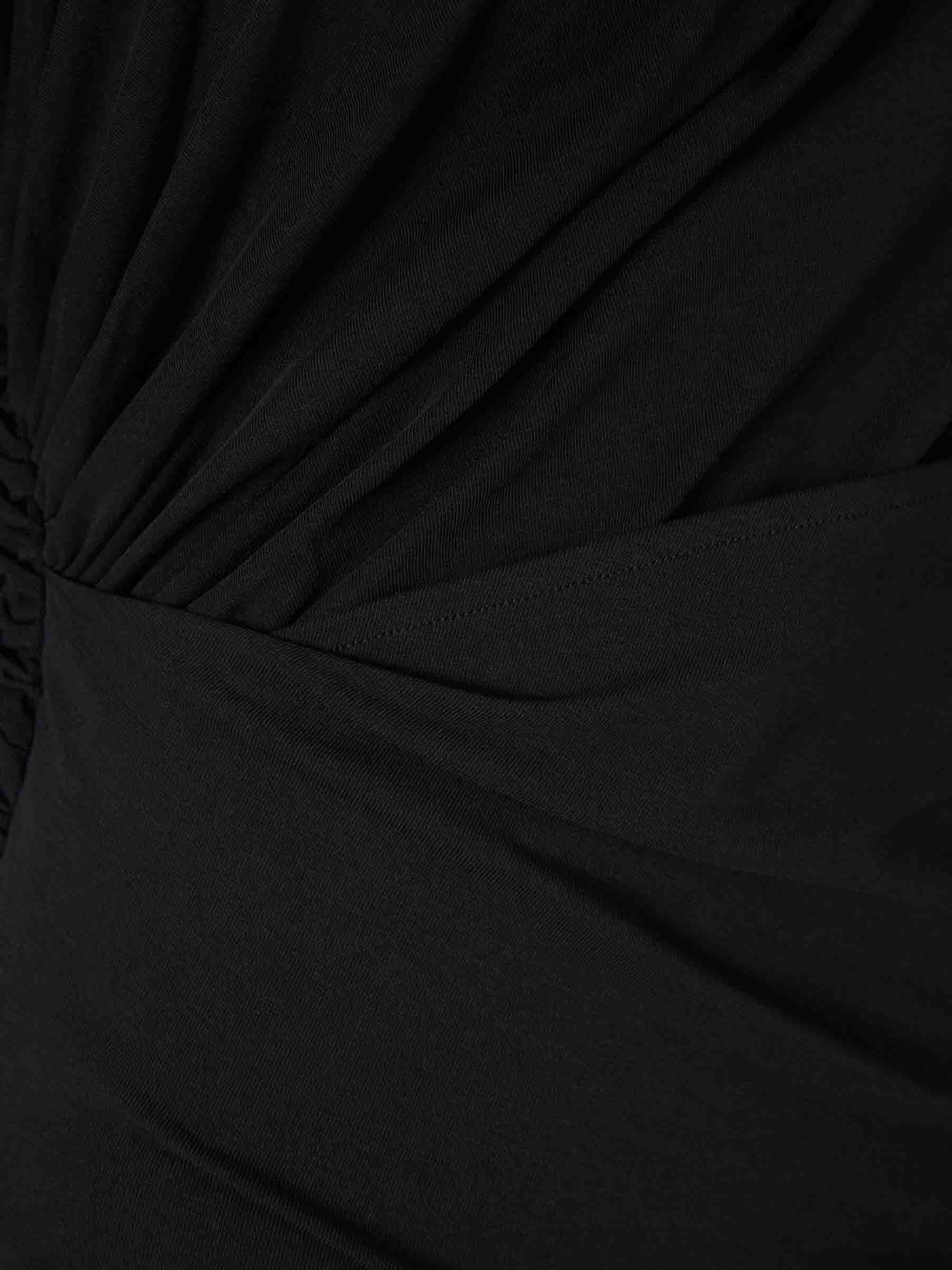 DRAPED MIDI DRESS - 4