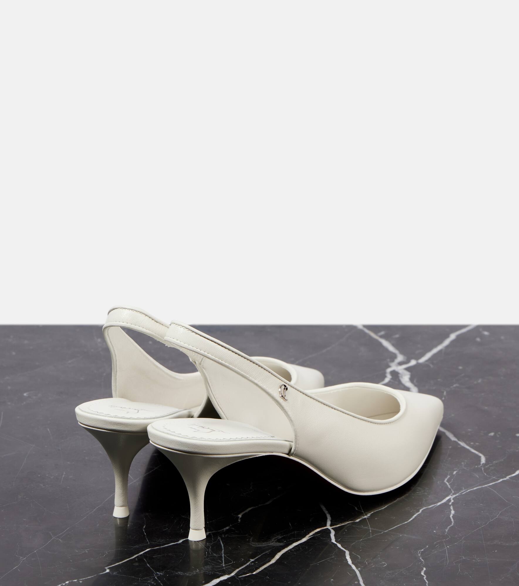 Sporty Kate Sling 55 leather slingback pumps - 2