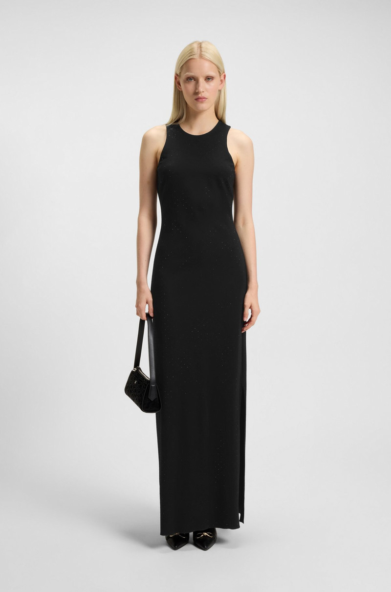 HUGO MAXI DRESS WITH RHINESTONE EMBELLISHMENTS outlook