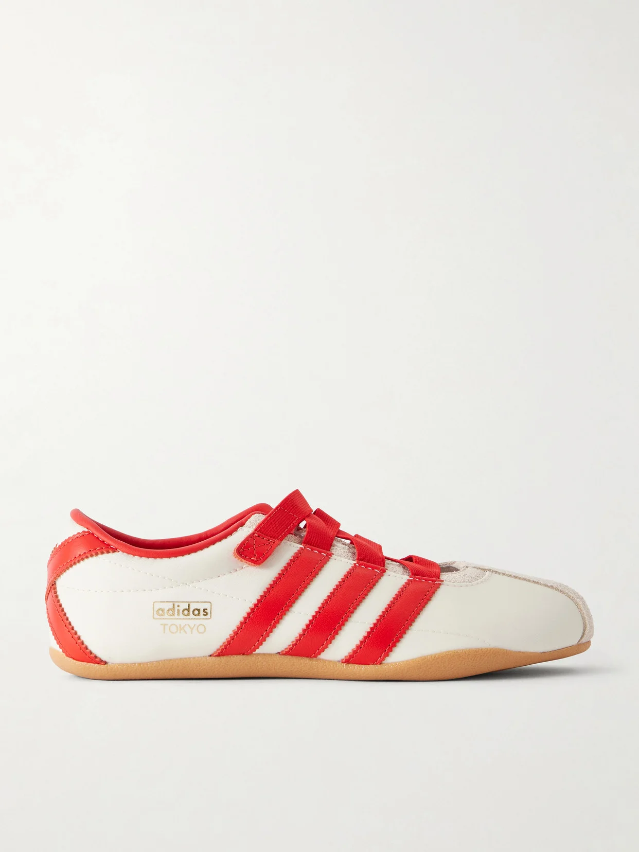 Tokyo Mj Leather-trimmed Canvas Sneakers - 1