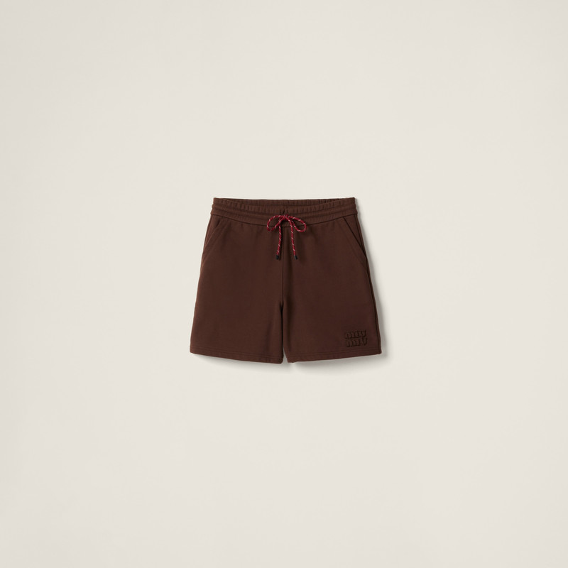 Cotton fleece shorts 1