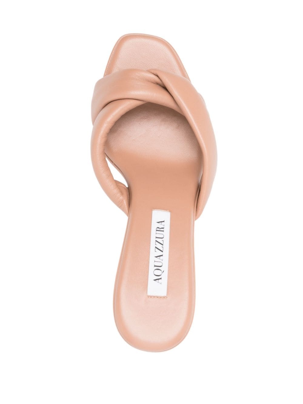 Amore 75mm leather mules - 4
