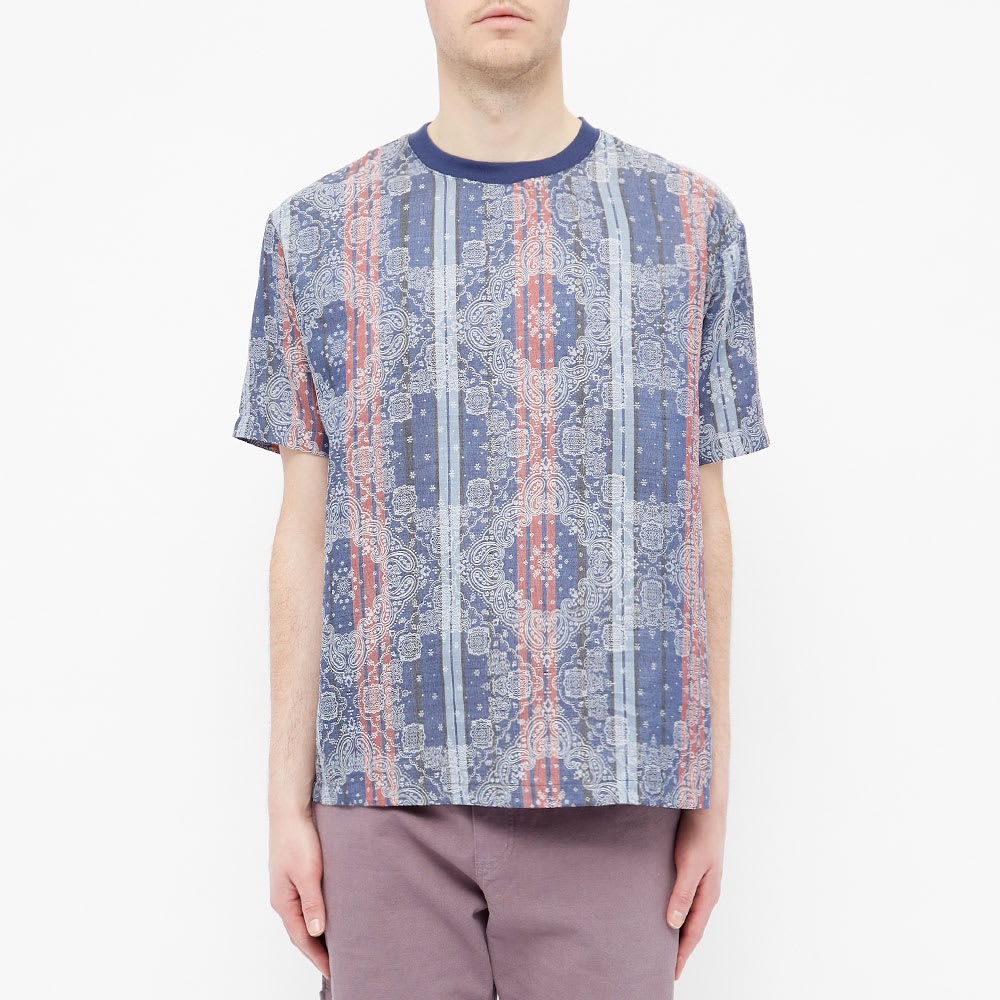 CLOT Stripes And Paisley T Shirt - 4