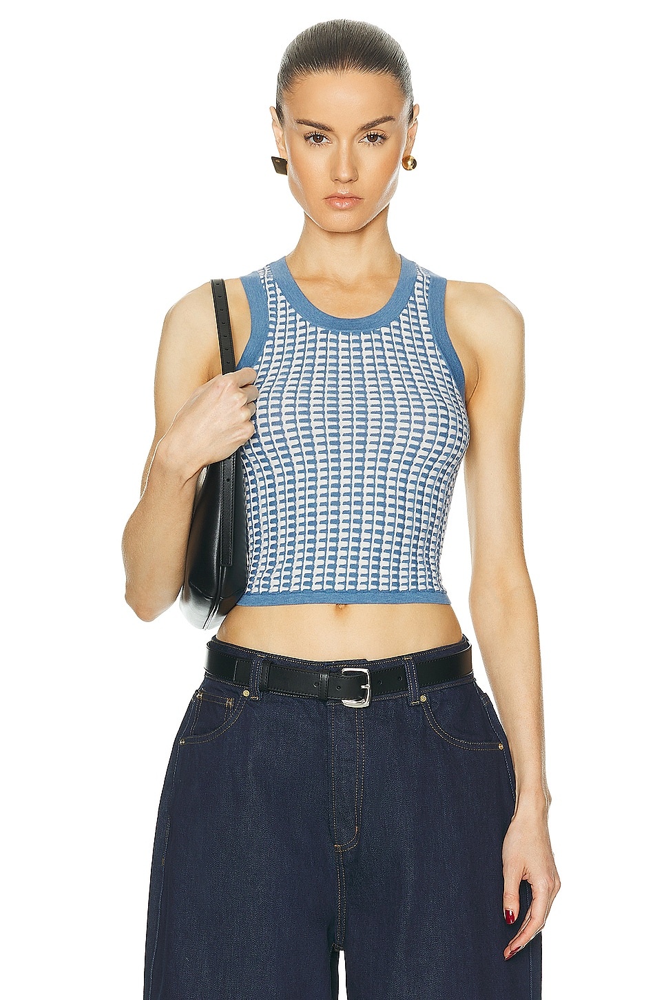 Gingham Tank Top - 1