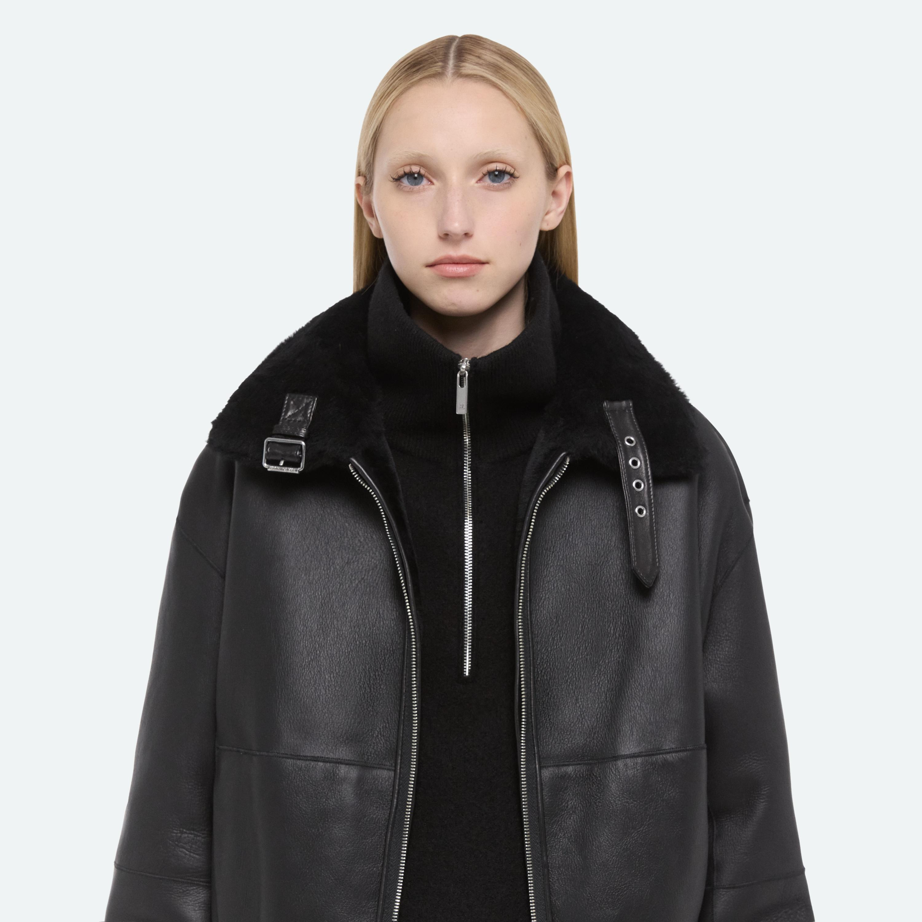 SHEARLING BOMBER - 8
