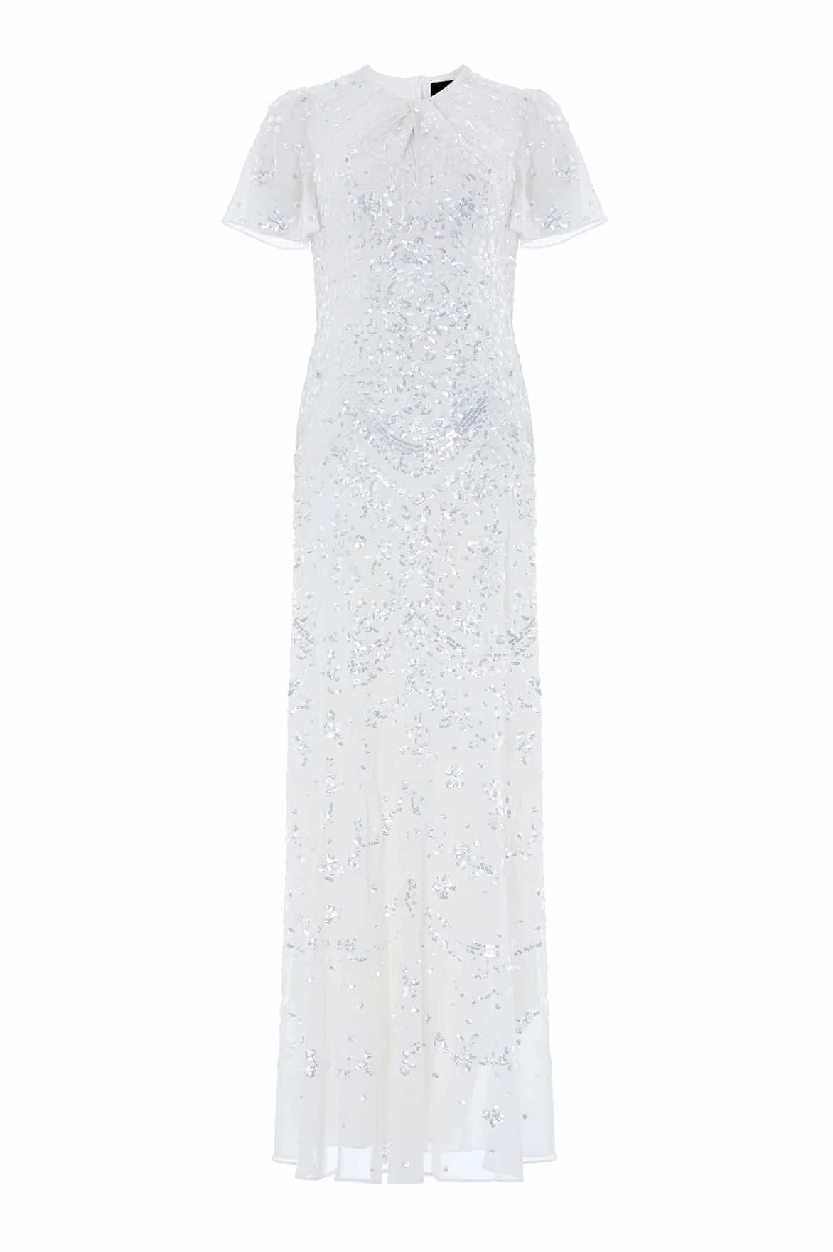 Freya Georgette Short Sleeve Gown - 1