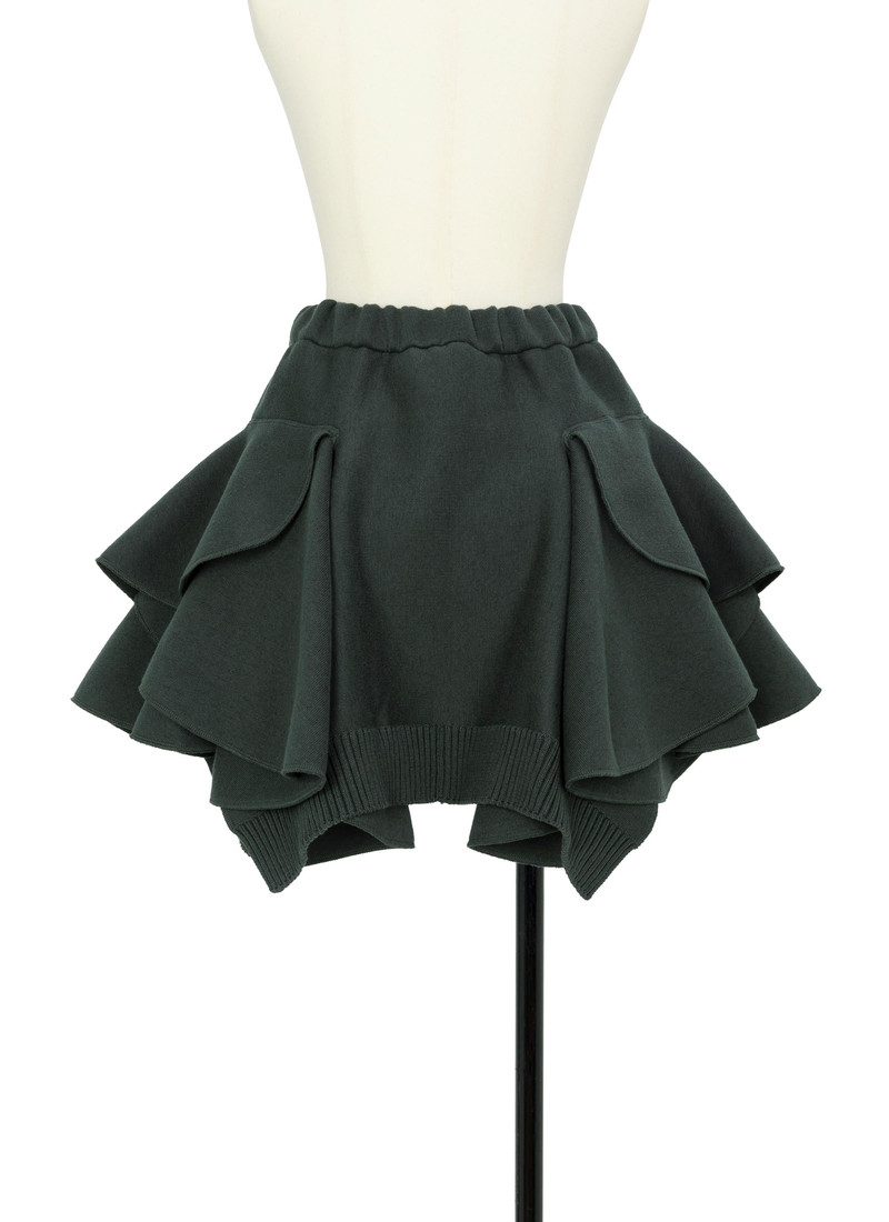 Cotton Cashmere Knit Skirt 3