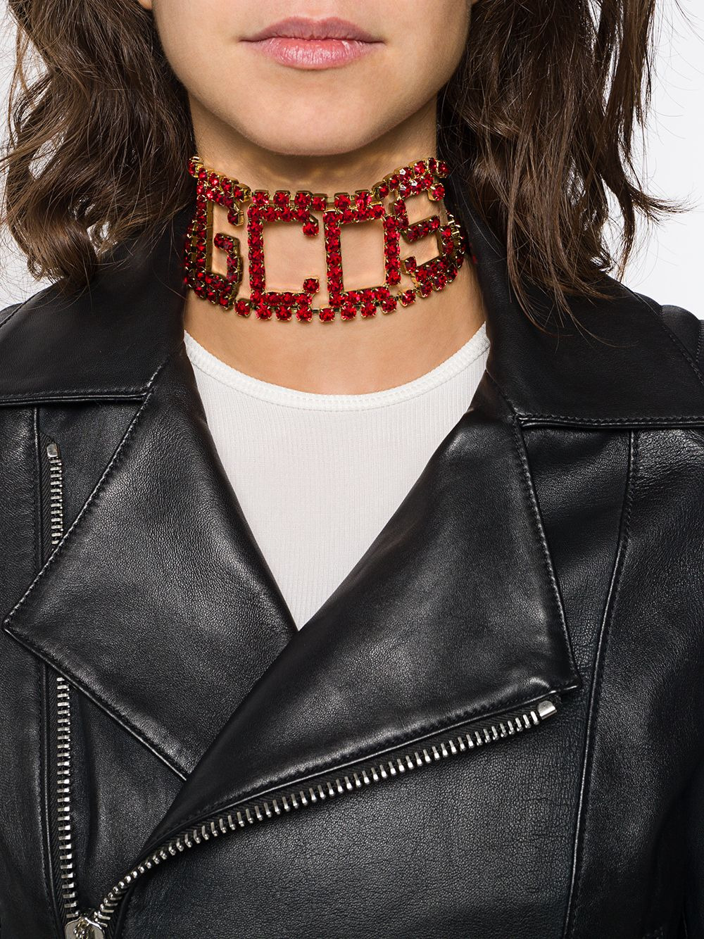 logo chocker necklace - 2