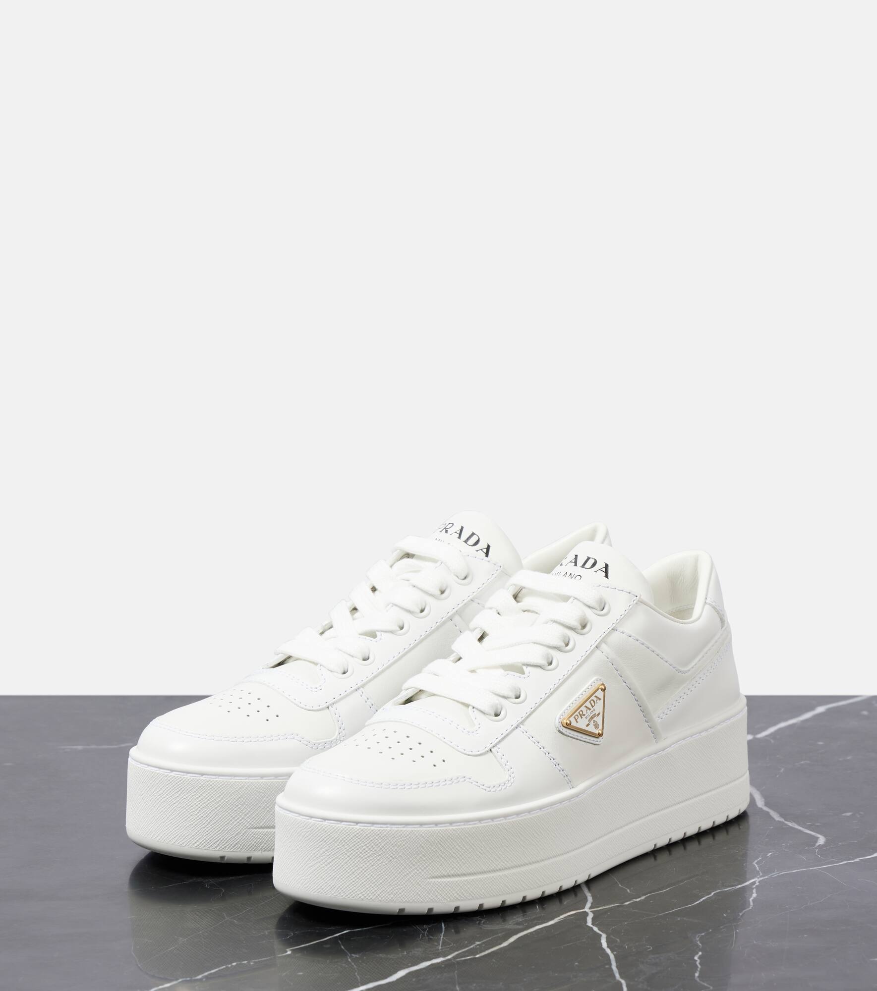 Downtown Bold leather platform sneakers - 5