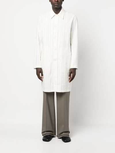 WALES BONNER long-sleeved striped shirt outlook