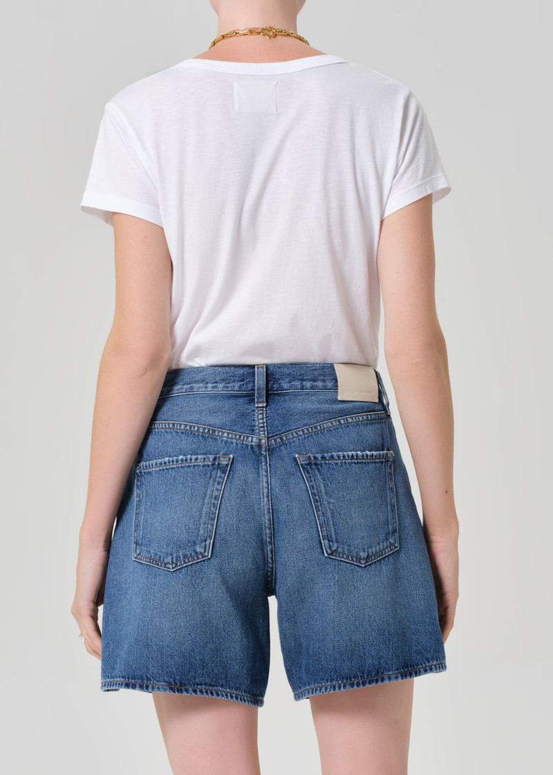 Hara V Neck Tee In White 3