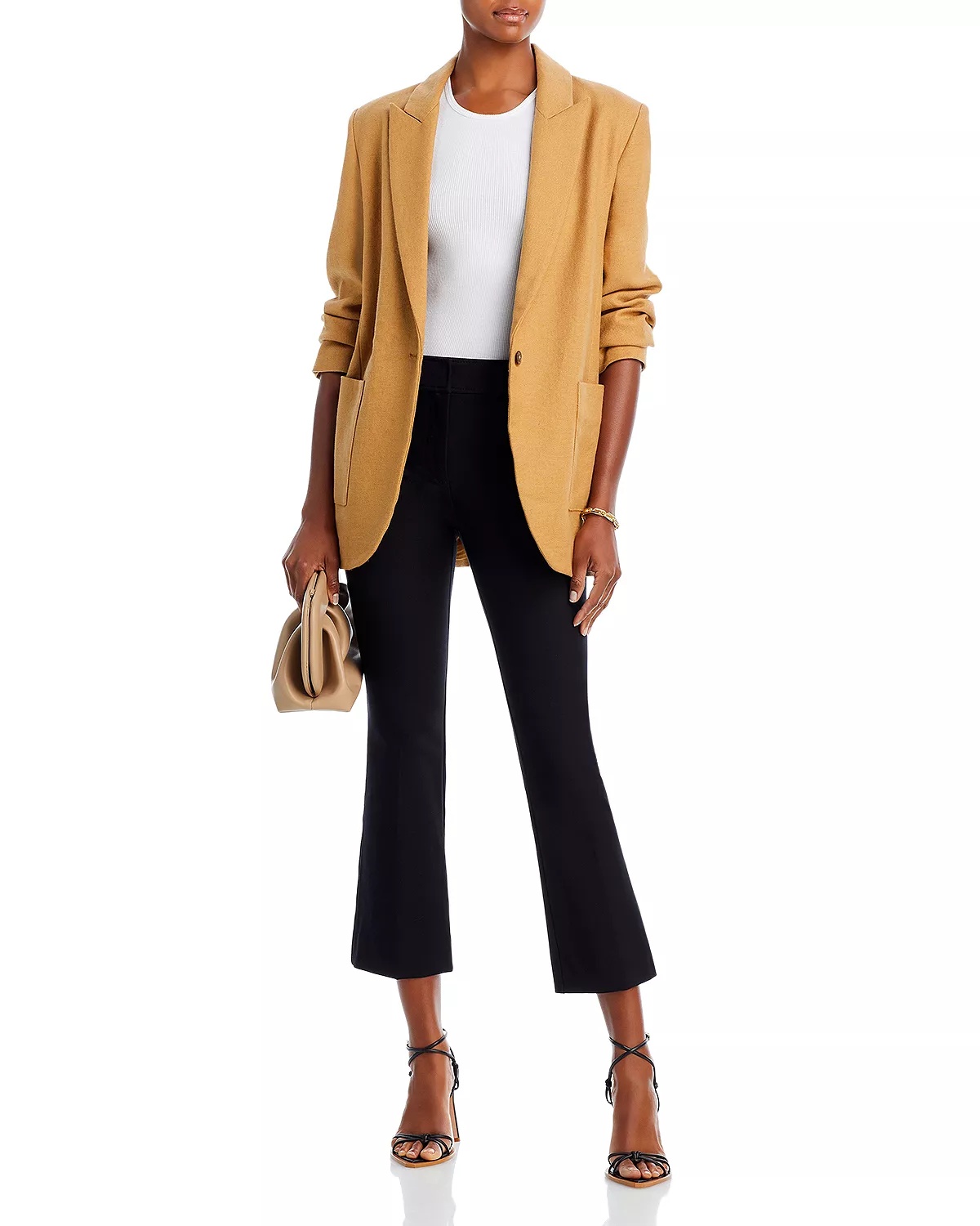 Robertson High Waisted Crop Flare Pants - 2