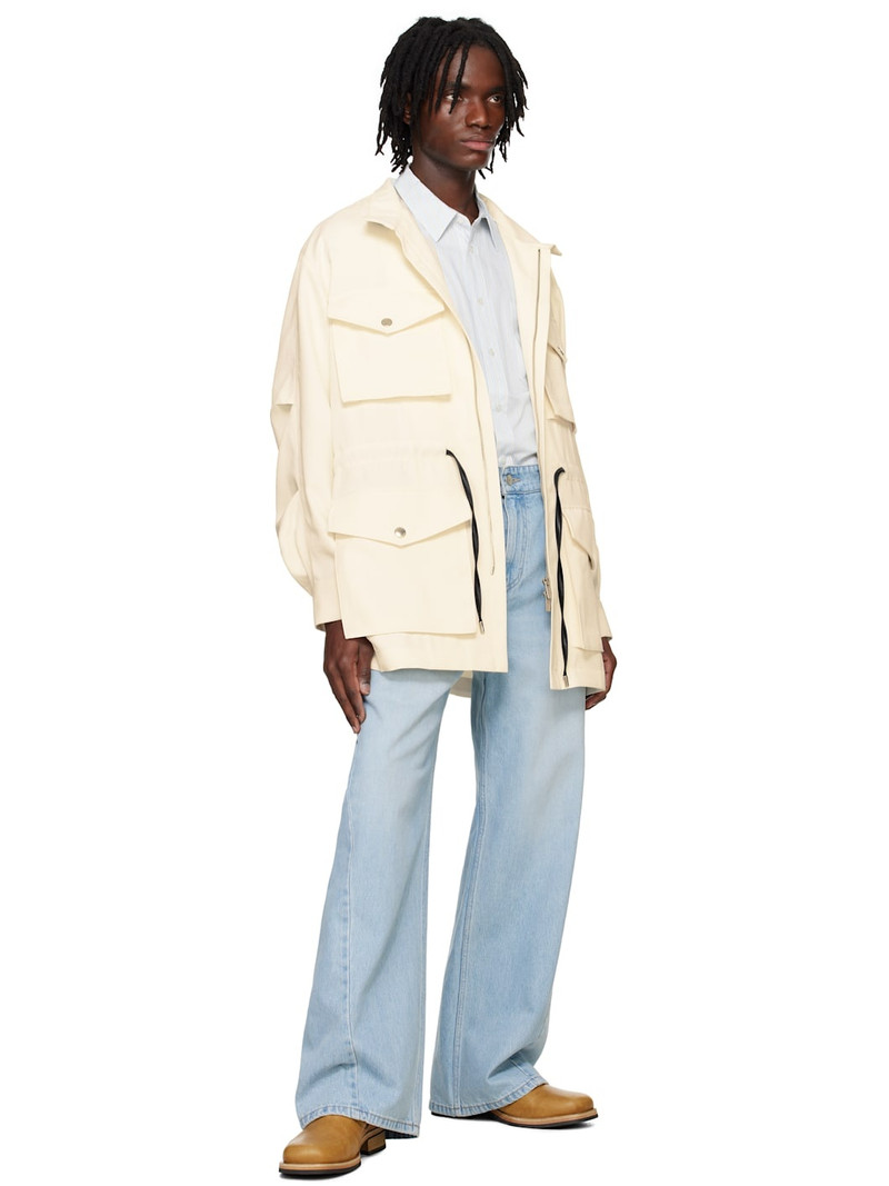 SYSTEM Blue Twisted Side Seam Denim Jeans outlook