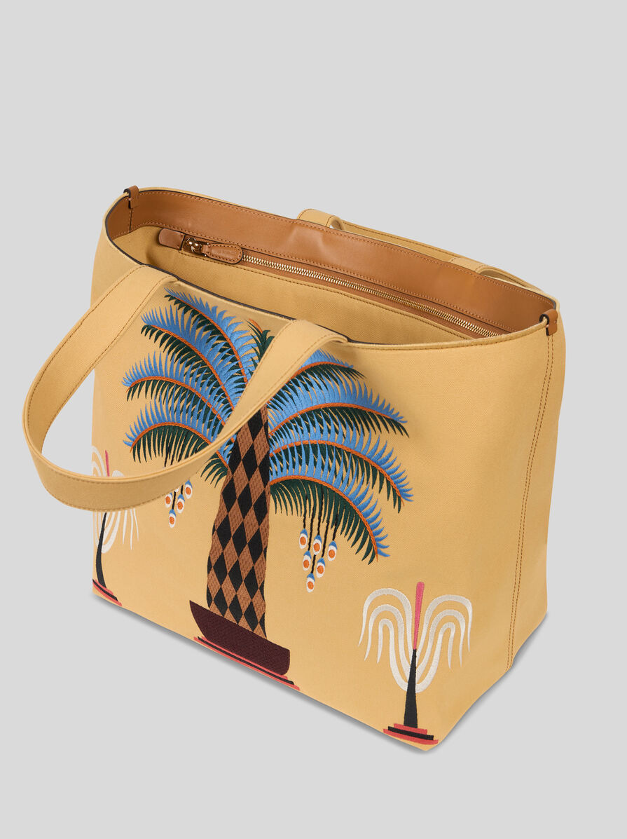 ETRO X AGOSTINO IACURCI LARGE CANVAS BAG - 4