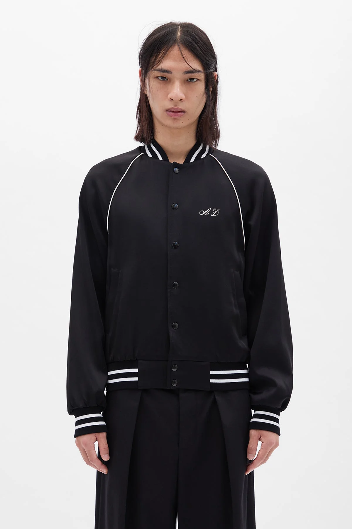 Slim Fit Raglan Bomber - 1