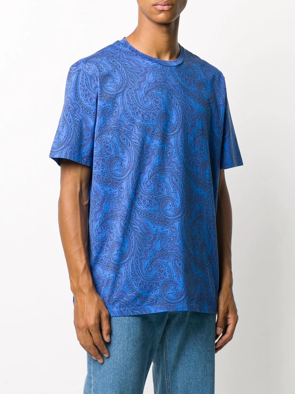 paisley print T-shirt - 3