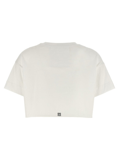 Givenchy Logo Cropped T-Shirt White outlook
