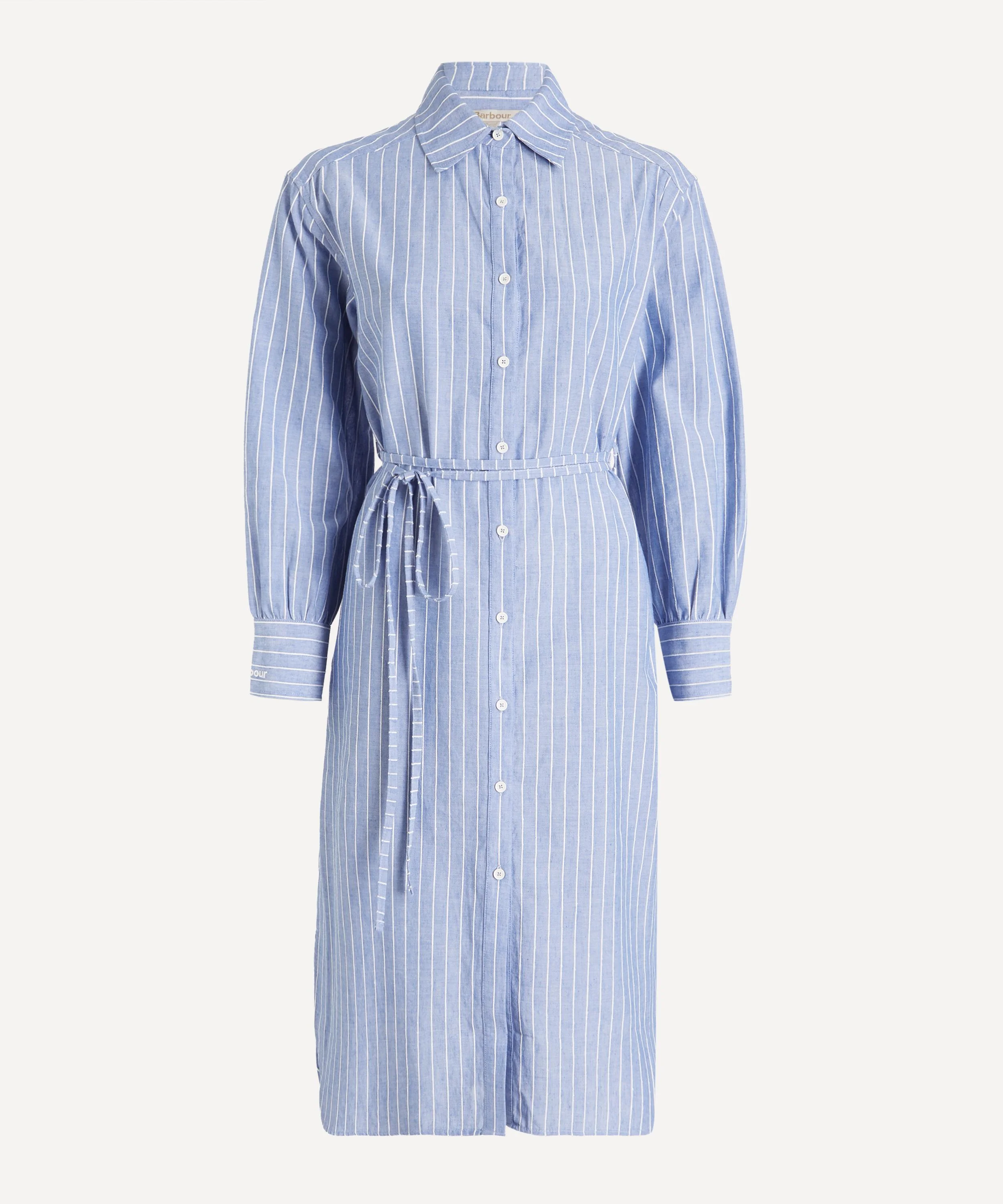 Avon Striped Shirt Dress - 1