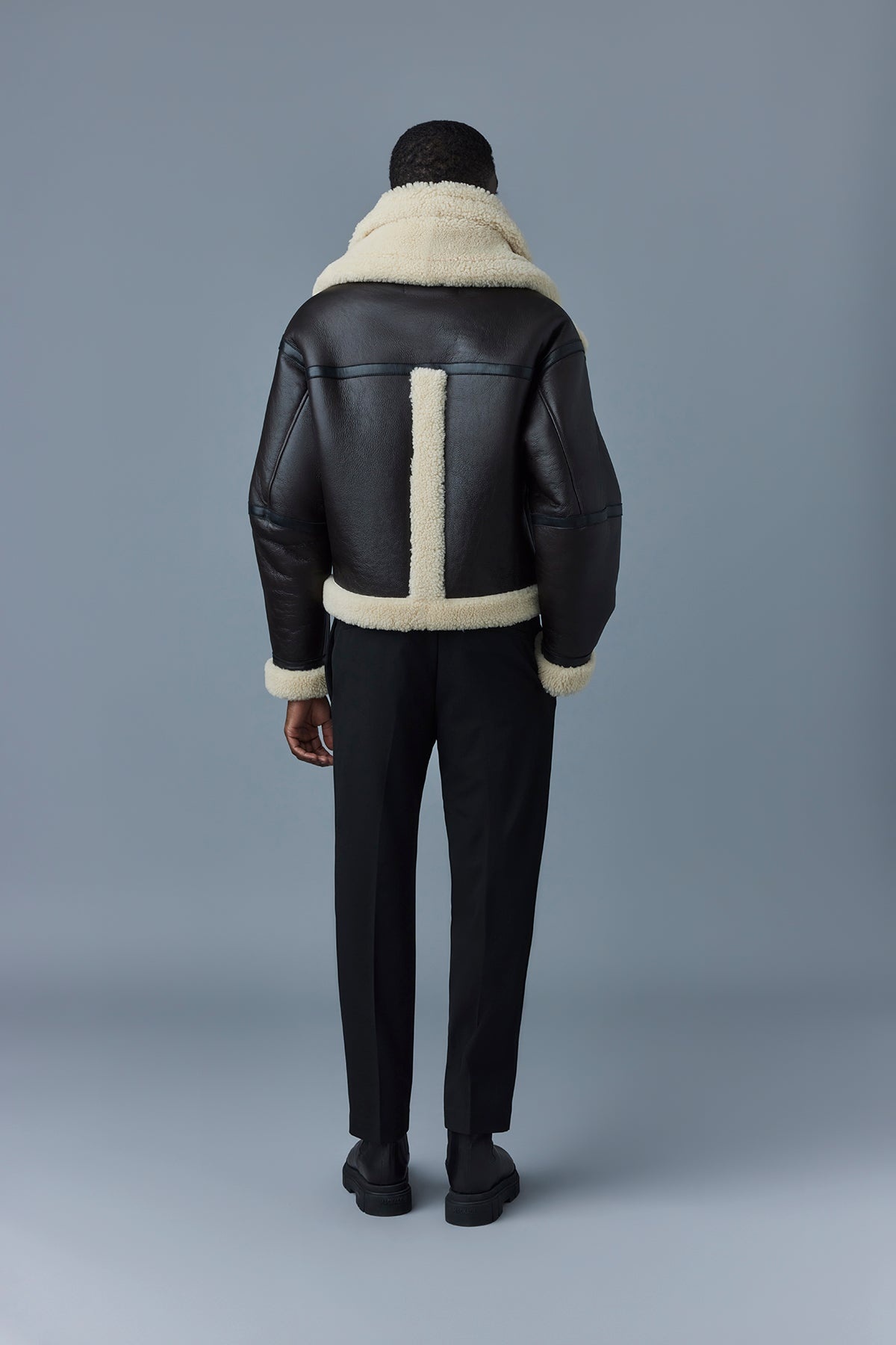 LOTTE Sheepskin jacket with double collar - 5