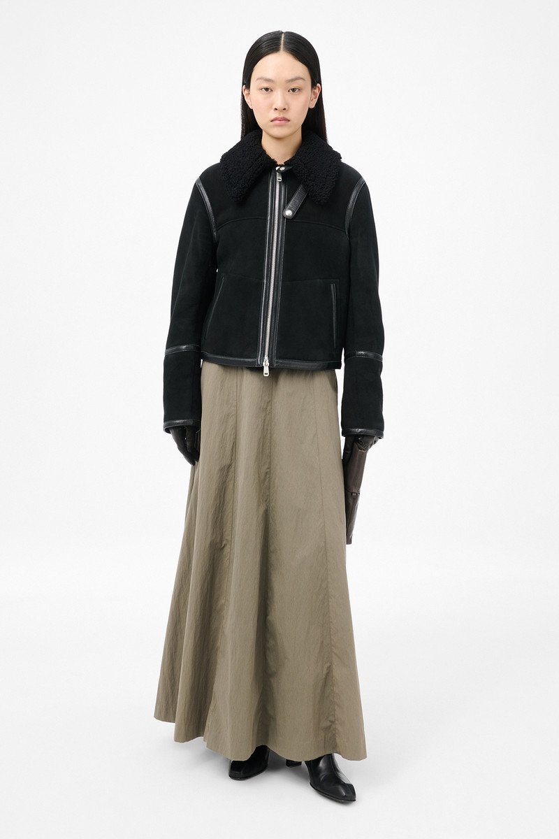 Our Legacy Pilot Jacket Black Shearling outlook