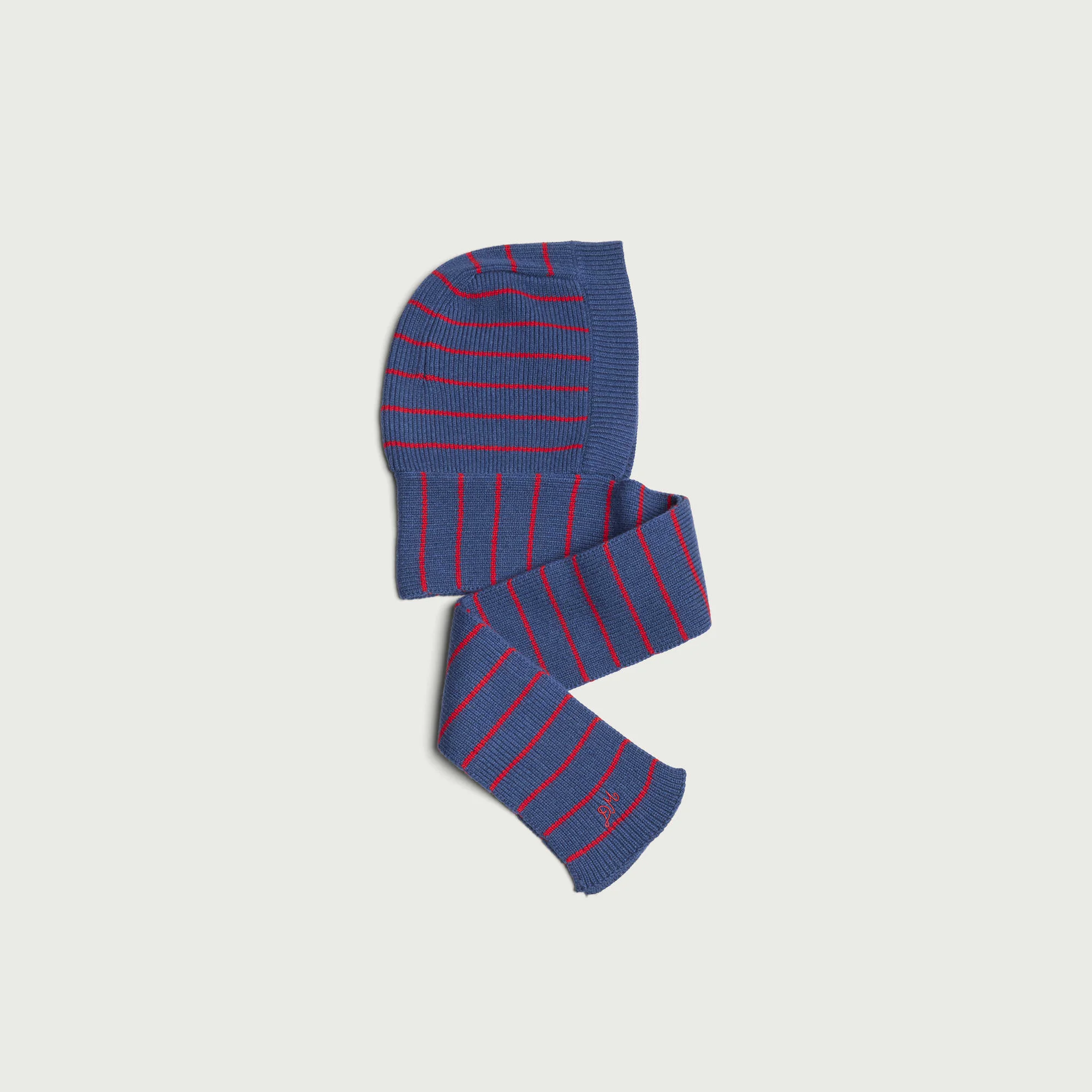 Damson Madder Hooded Scarf - 1