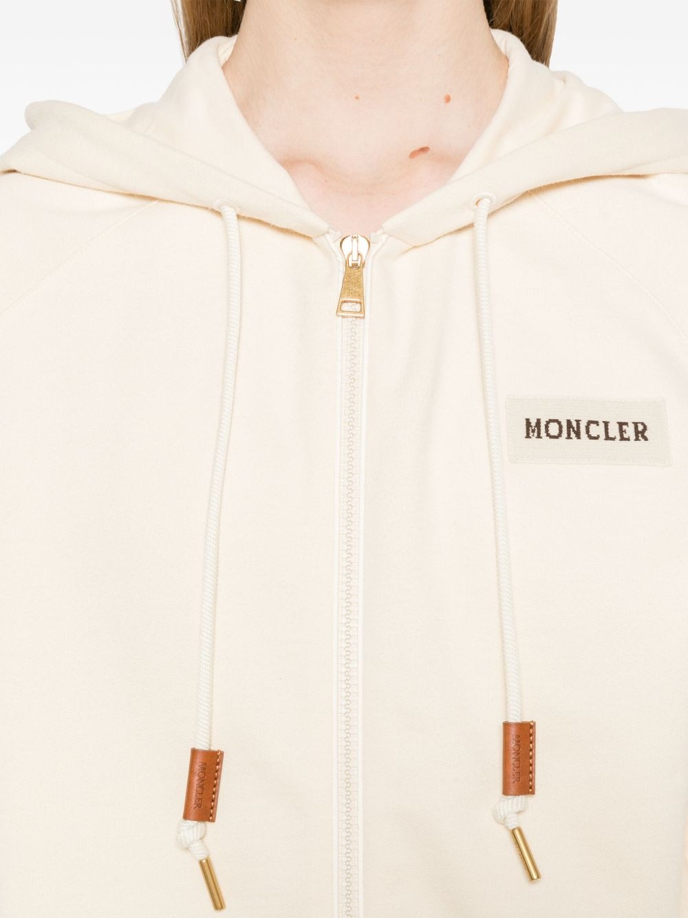 cotton zip-up hoodie - 5