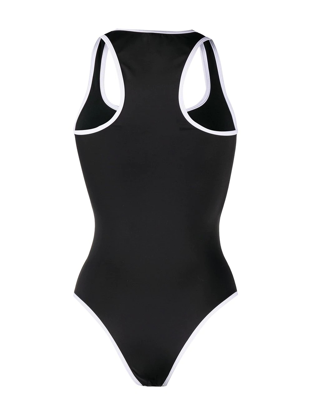 logo one-piece swimsuit - 2