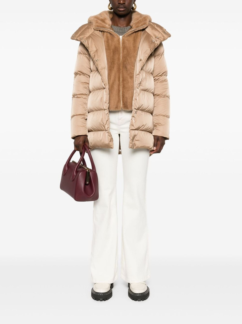 Herno layered puffer coat outlook