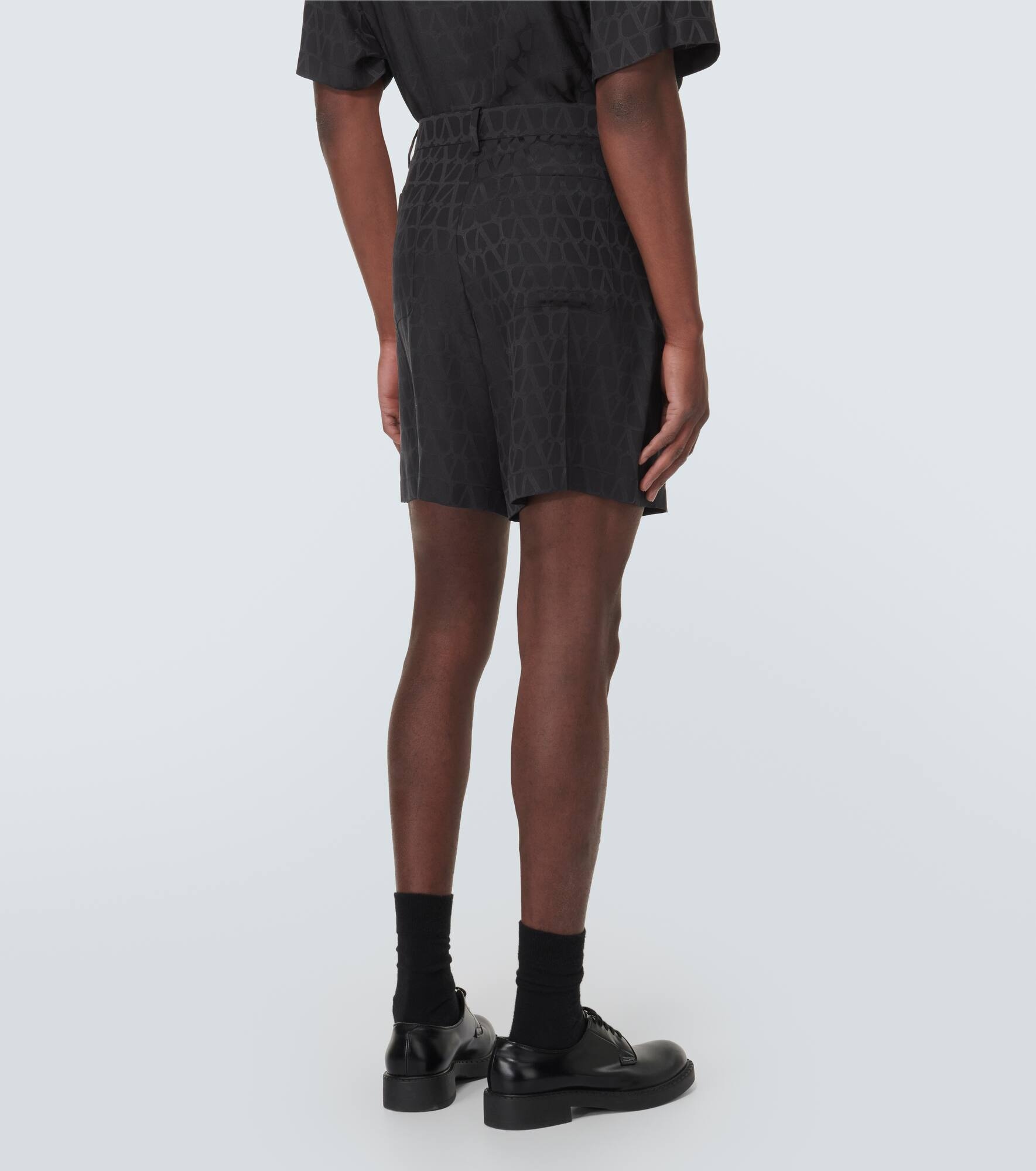 Toile Iconographe silk shorts - 4