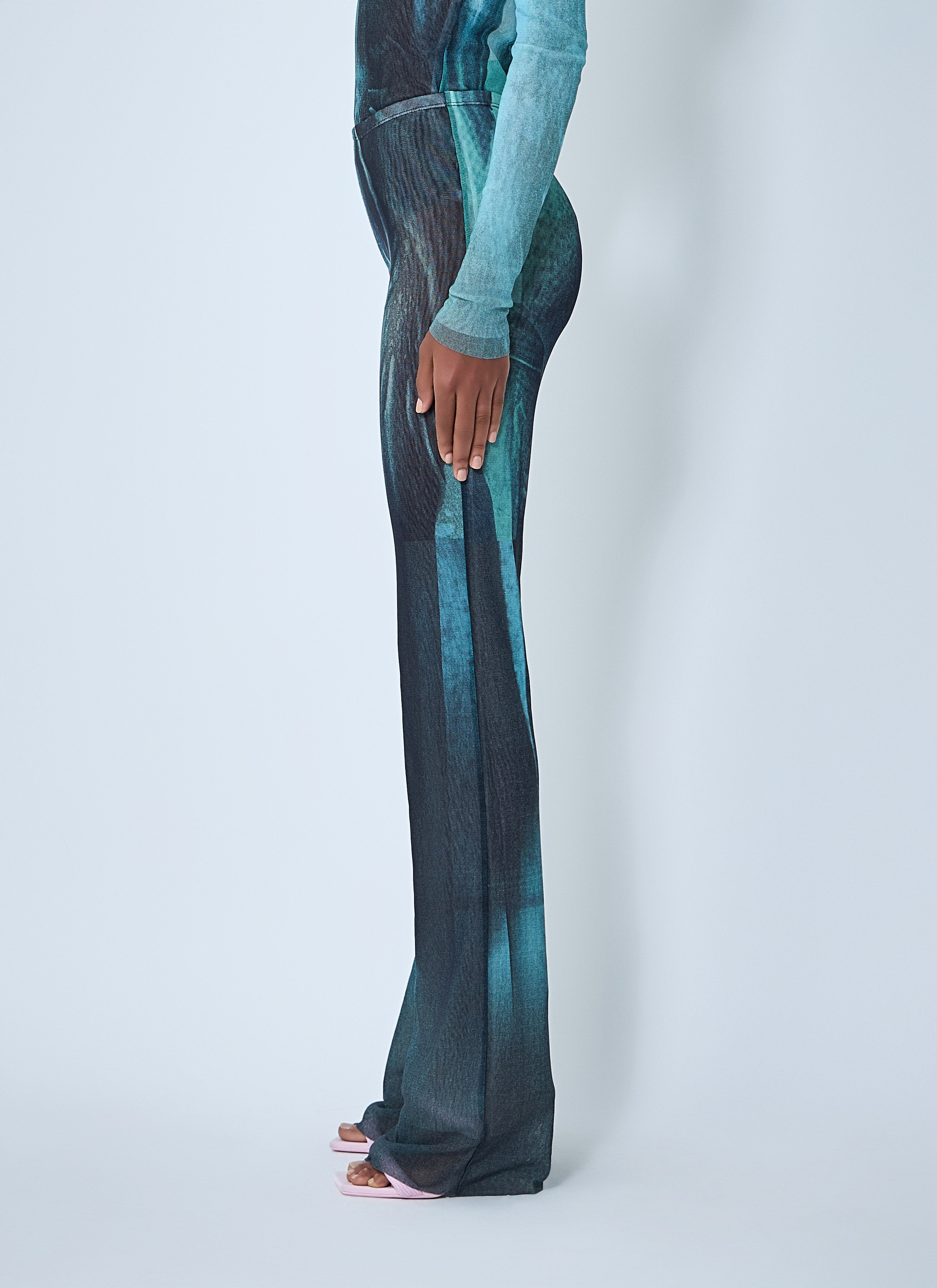 Jean Paul Gaultier Women Water Mesh Pants - 3