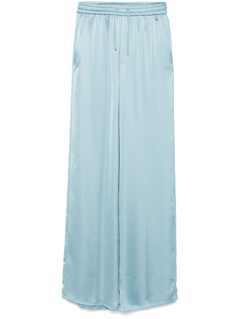 Satin Palazzo Pants - 1