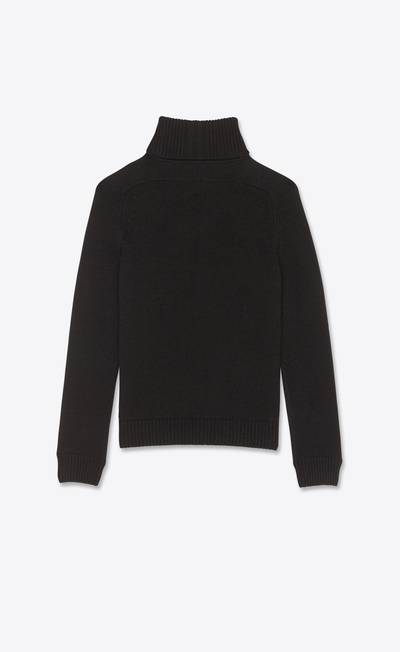 SAINT LAURENT turtleneck sweater in cashmere saint laurent outlook