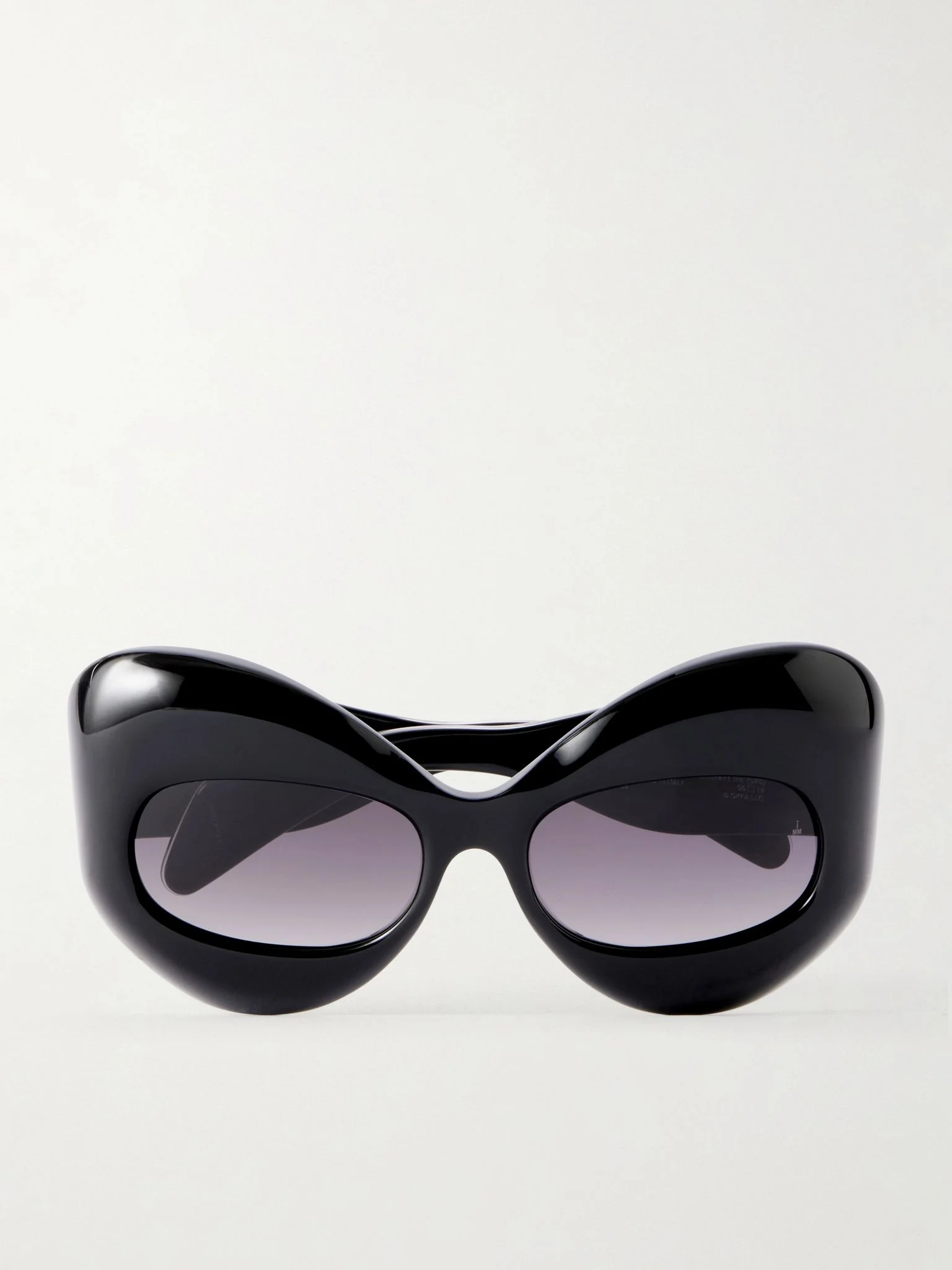 + The Shining The Twins round-frame acetate sunglasses Black - 1