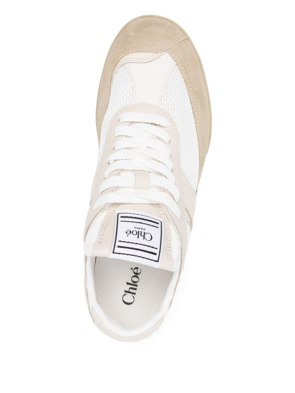 panelled-design sneakers - 4