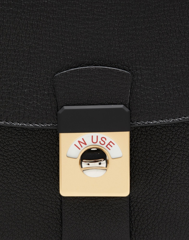 New Lock small double flap clutch bag 4