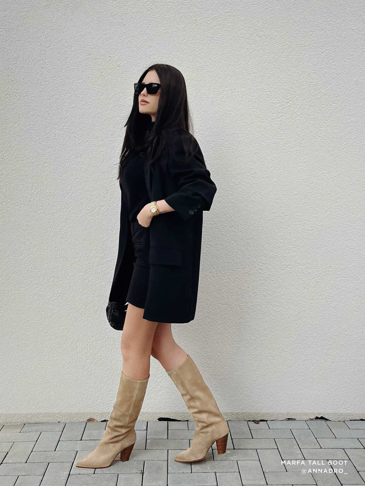 The Marfa Suede Tall Boot - 4