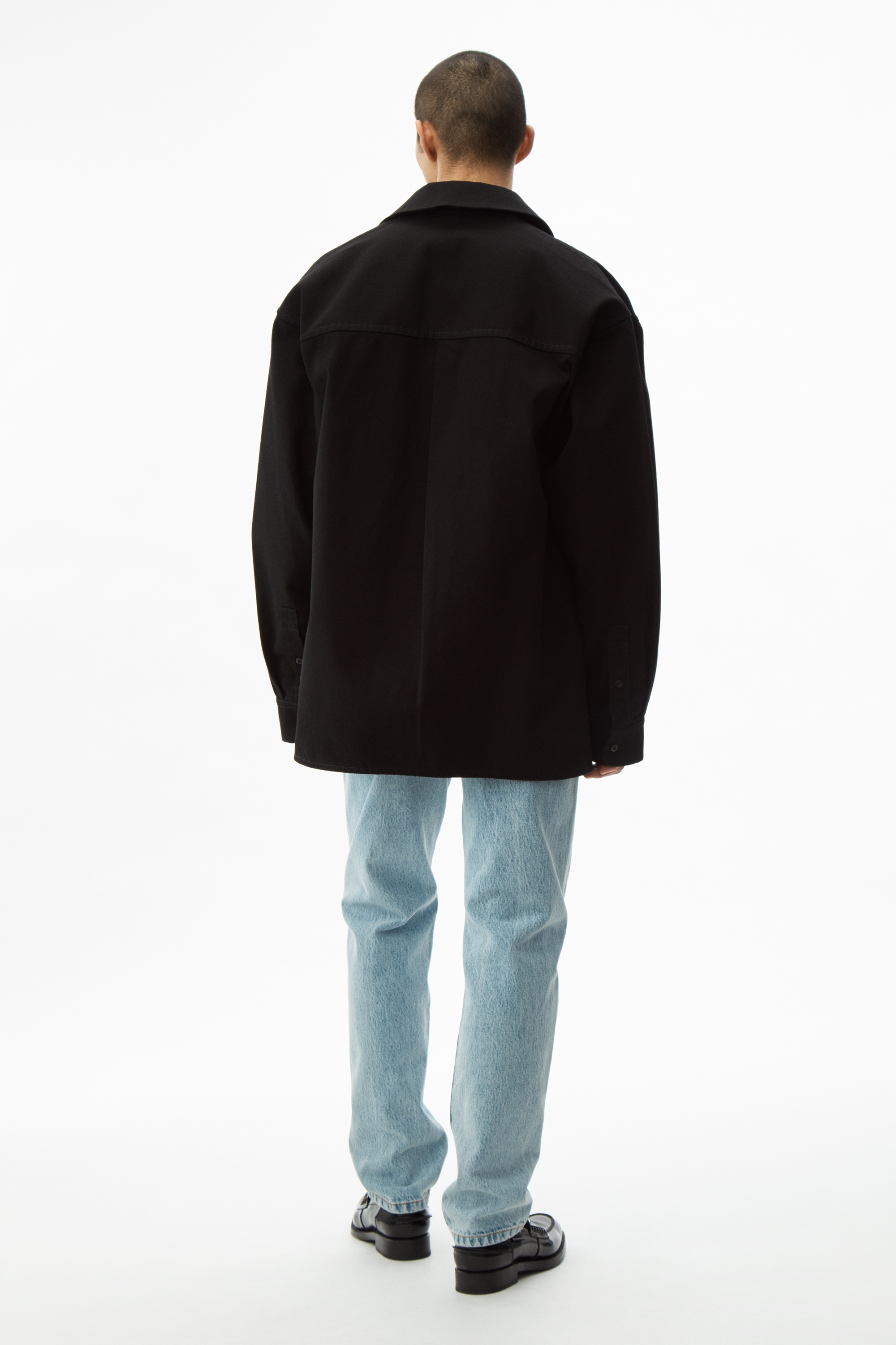 OVERSIZED DENIM SHIRT - 4