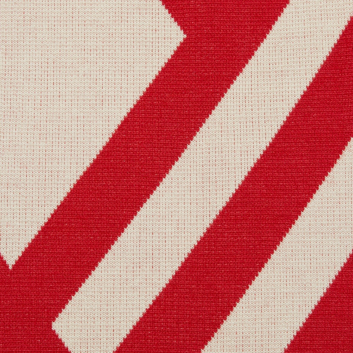Striped jacquard wool cotton dress - 5
