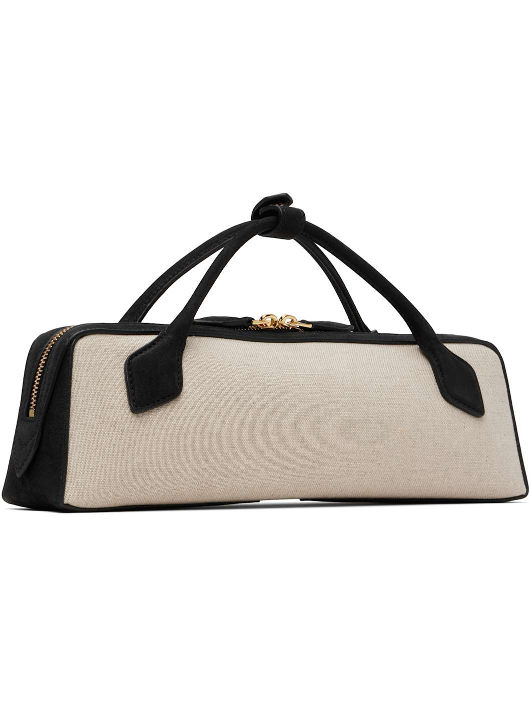 Beige & Black 'Le Teckel Clutch' Bag - 3