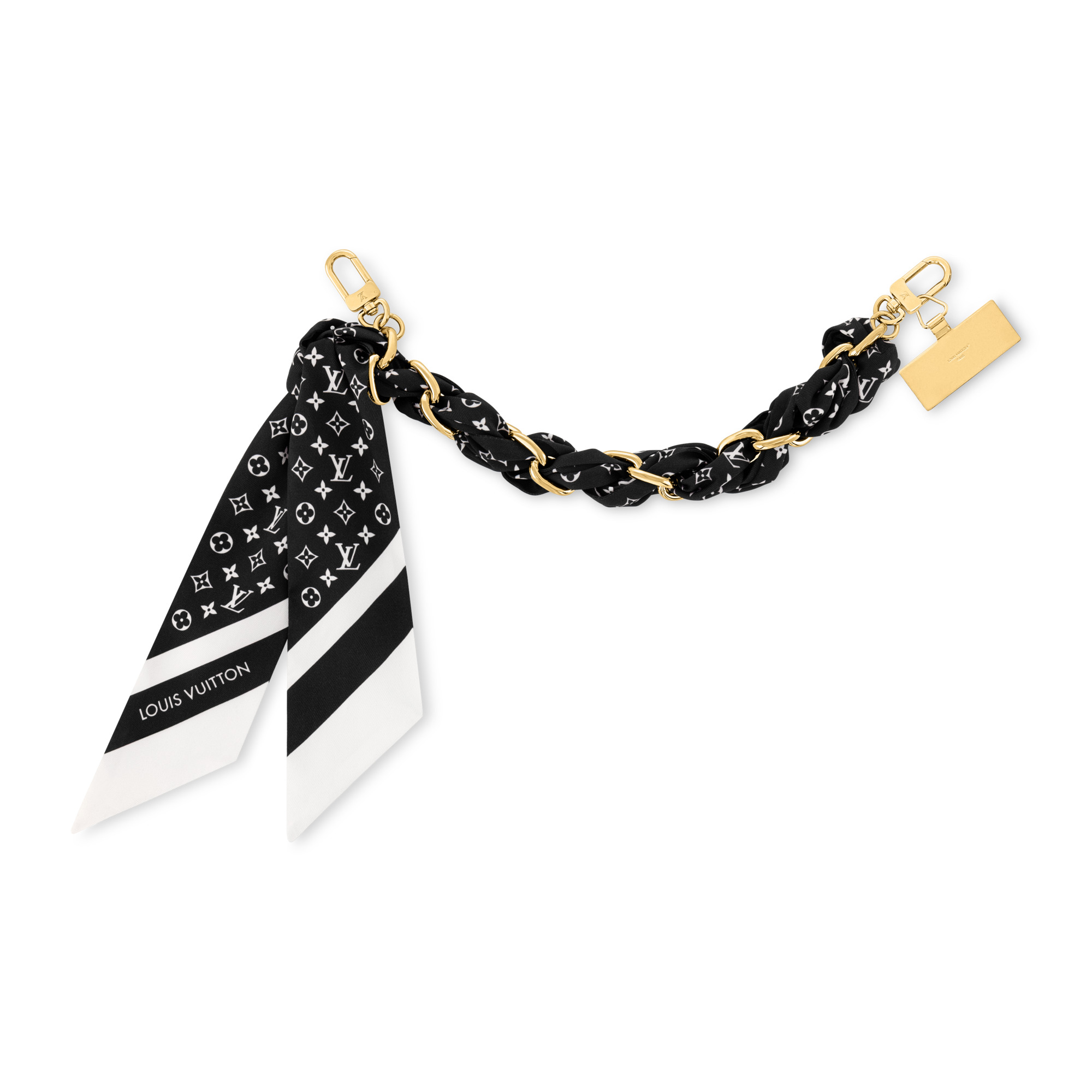 Monogram Silhouette Bag Charm And Phone Strap - 1