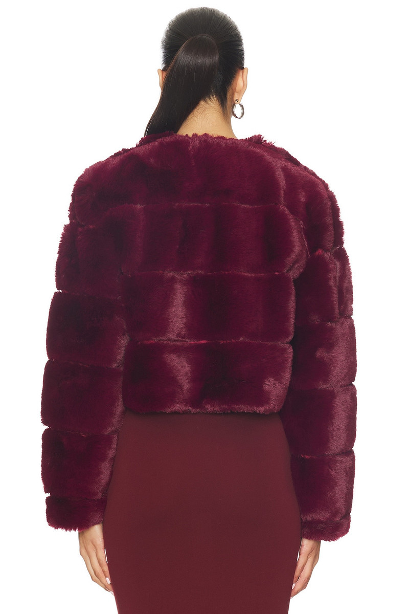 BLANKNYC Cropped Faux Fur Coat outlook
